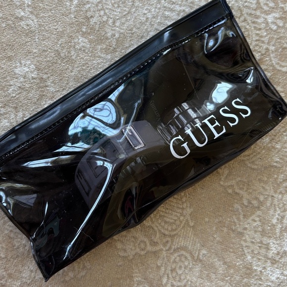 Brand New GUESS White & Silver Tone Watch Modern Square Analog Dial Y2K